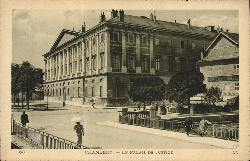 Chambéry — Het Paleis van Justitie — LL, n° 63 - Voorkant