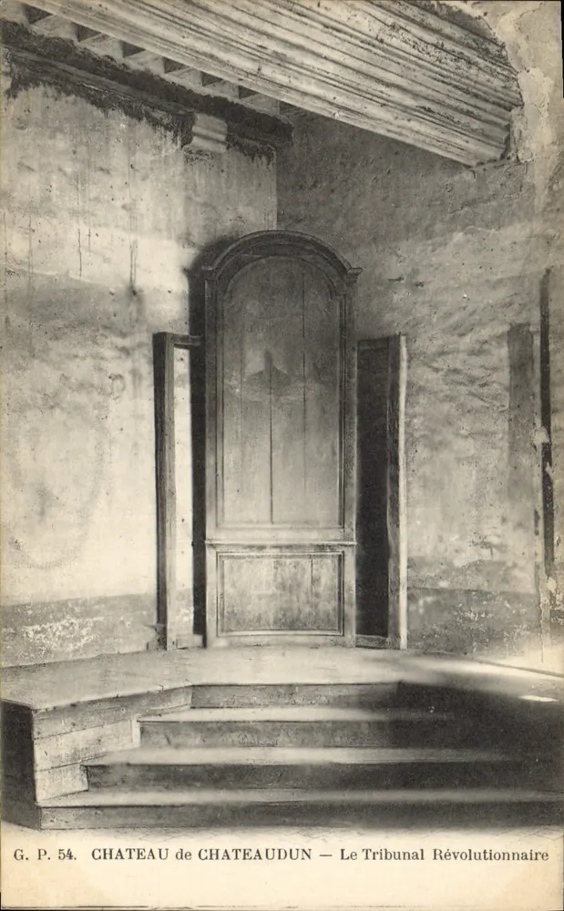 Schloss Châteaudun — Das Revolutionäre Tribunal — G.P. 54 - Vorderseite