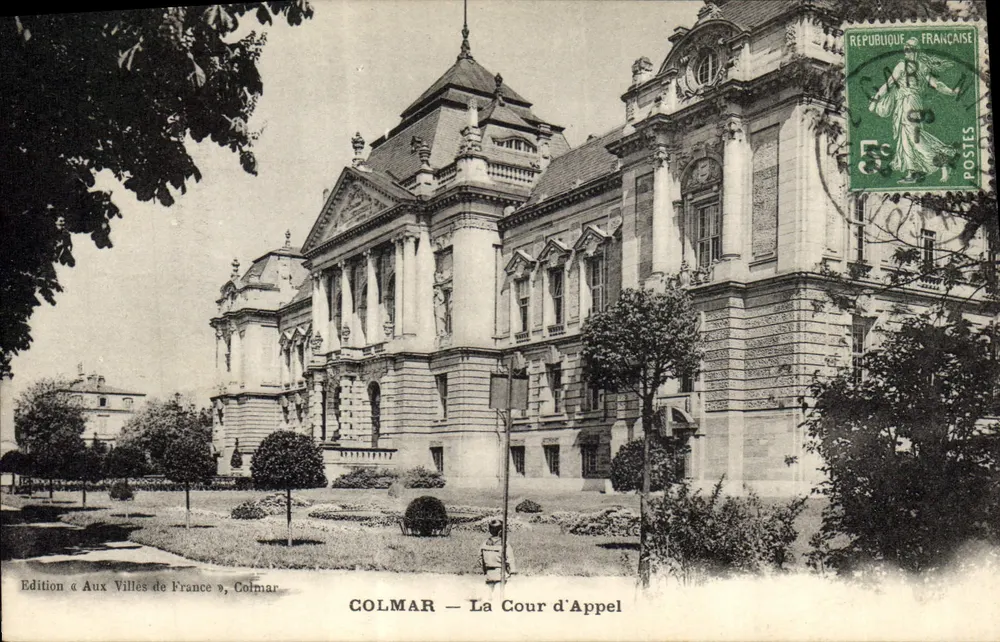 Colmar — A Corte de Apelação — Edição « Aux Villes de France », Colmar - Frente
