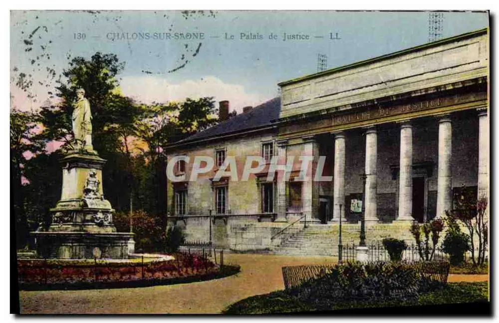 Chalon-sur-Saône — O Palácio de Justiça — LL - Frente