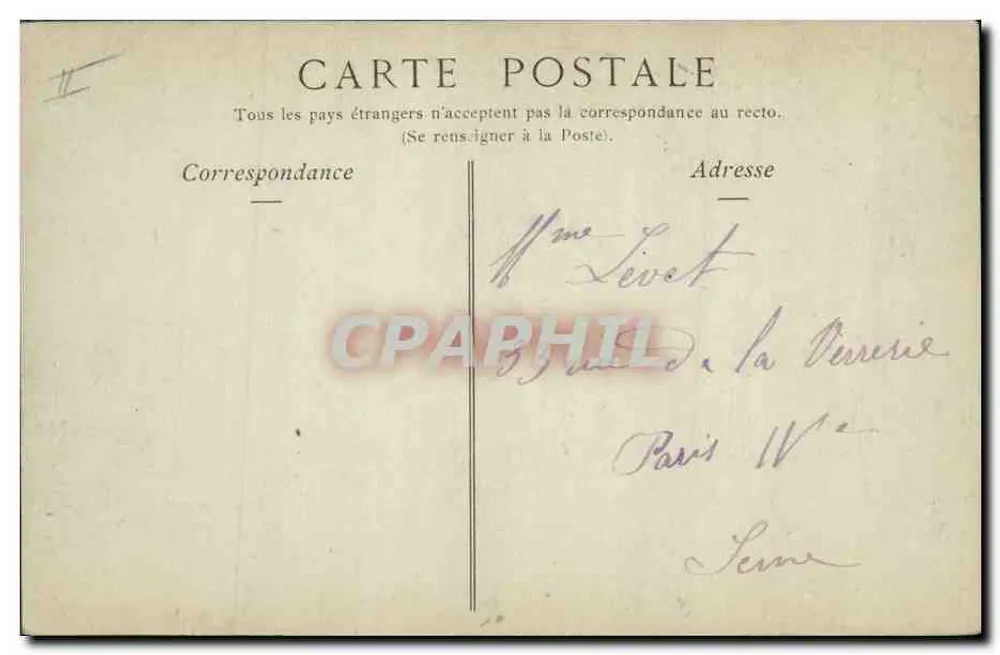 Châlons-sur-Marne — O Palácio de Justiça — Coleções ND. Fot. - Verso
