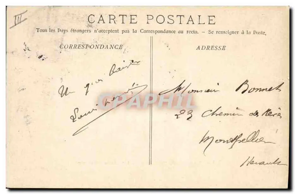 Le Cécille — Kreuzer der ersten Klasse mit Batterie — A. Bougault n°480 - Rückseite