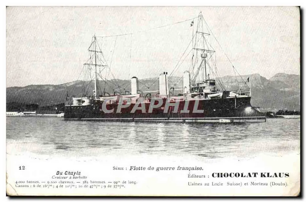 Du Chayla — Barbette-Kreuzer — Verleger CHOCOLAT KLAUS - Vorderseite