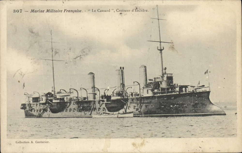 Le Cassard — Schlachtschiff — Sammlung A. Couturier - Vorderseite