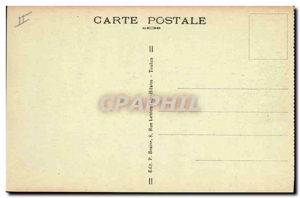Marineflotte - "Condorcet", Kreuzer-Panzerschiff — Verlag P. Braive, Toulon - Rückseite