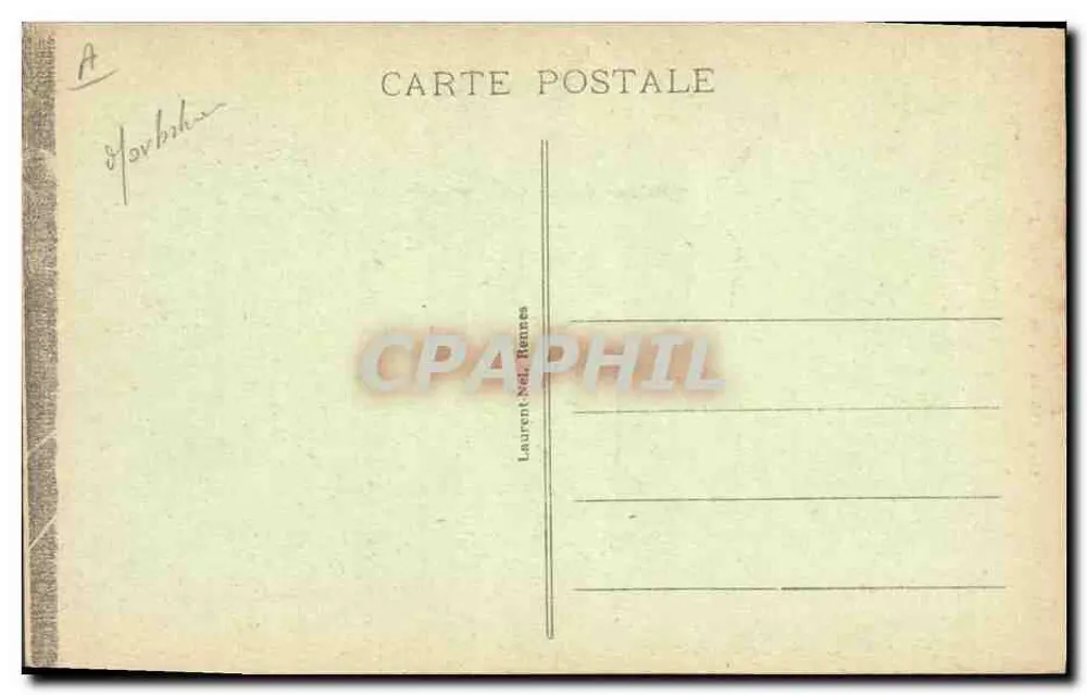 Bonne Vicille du Guémené — Serie 3644 — Uitgever Laurent Nel-Renées - Achterkant