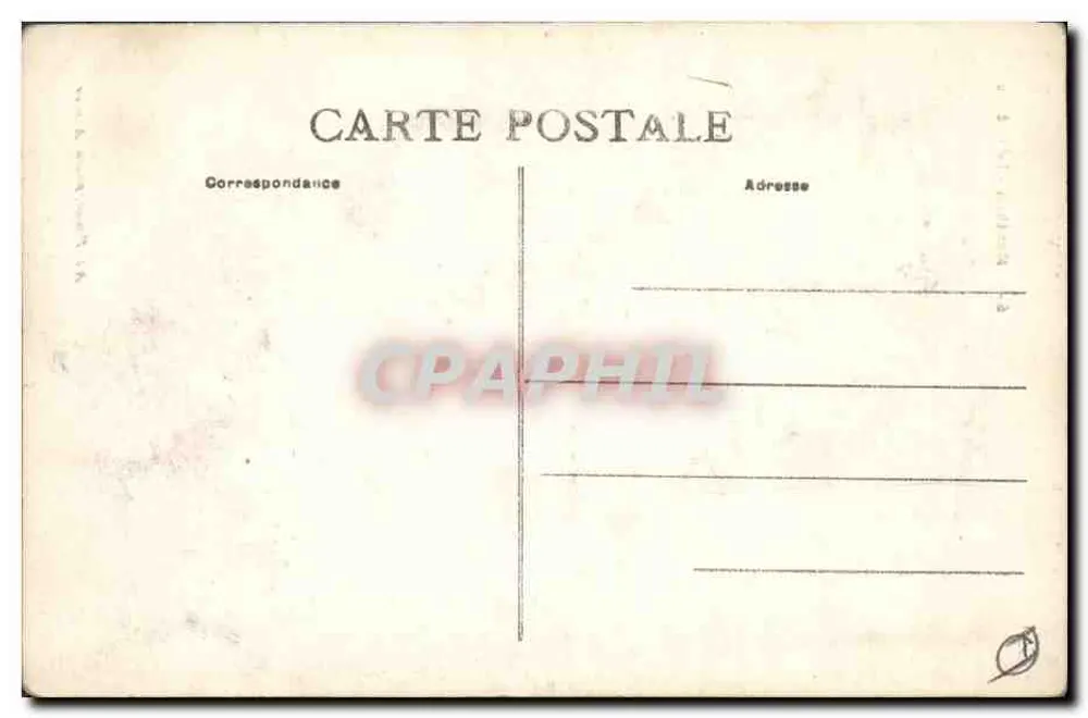 Menthon - O Castelo — Bilhete postal antigo n°60 — editor - Verso