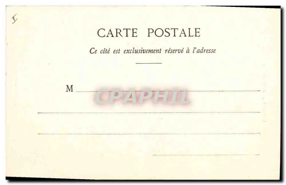 Castello di Tournemire — Auvergne — Fototipia Castanié, Aurillac - Verso