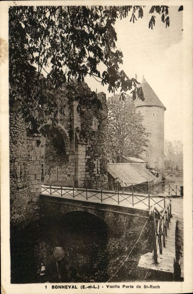 Bonneval (E.-et-L.) - Alte Pforte von St-Roch - Vorderseite