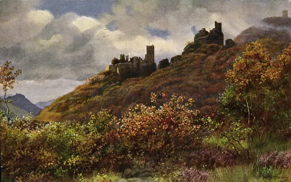I castelli di Rappoltsweiler — Hoffmann, B. — Edizione della collezione 'Hoffmann der Hoffnungsbundlung' (IV, Blatt 19) - Recto