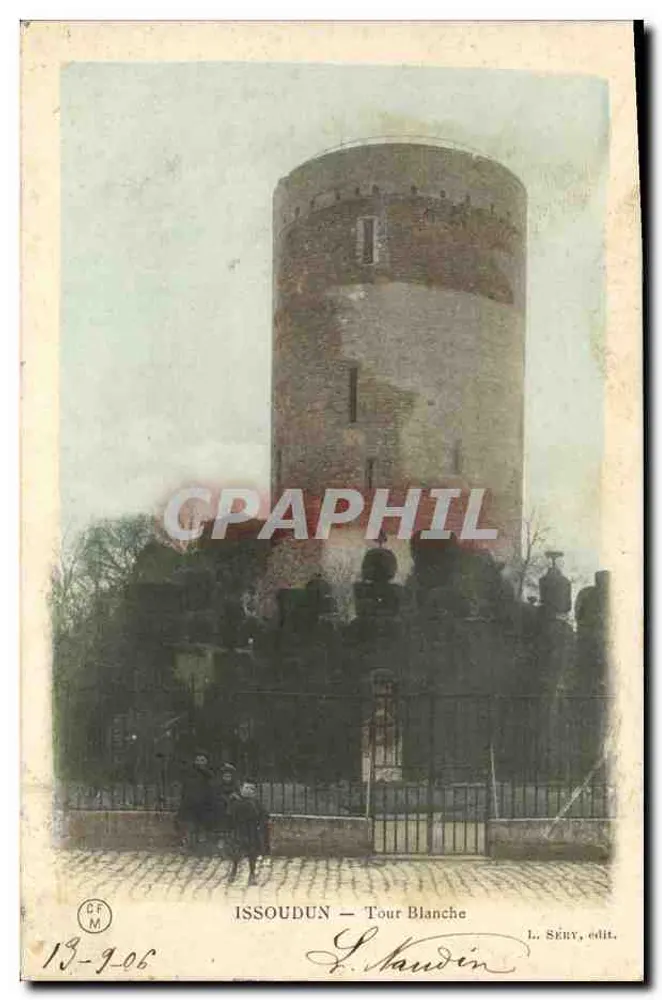 Issoudun — Torre Branca — L. SÉRY, edit. - Frente