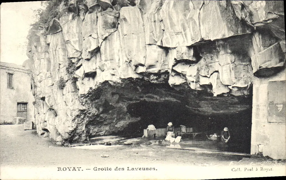 Royat — Grotte des Laveuses — Coll. Puel à Royat - Vorderseite