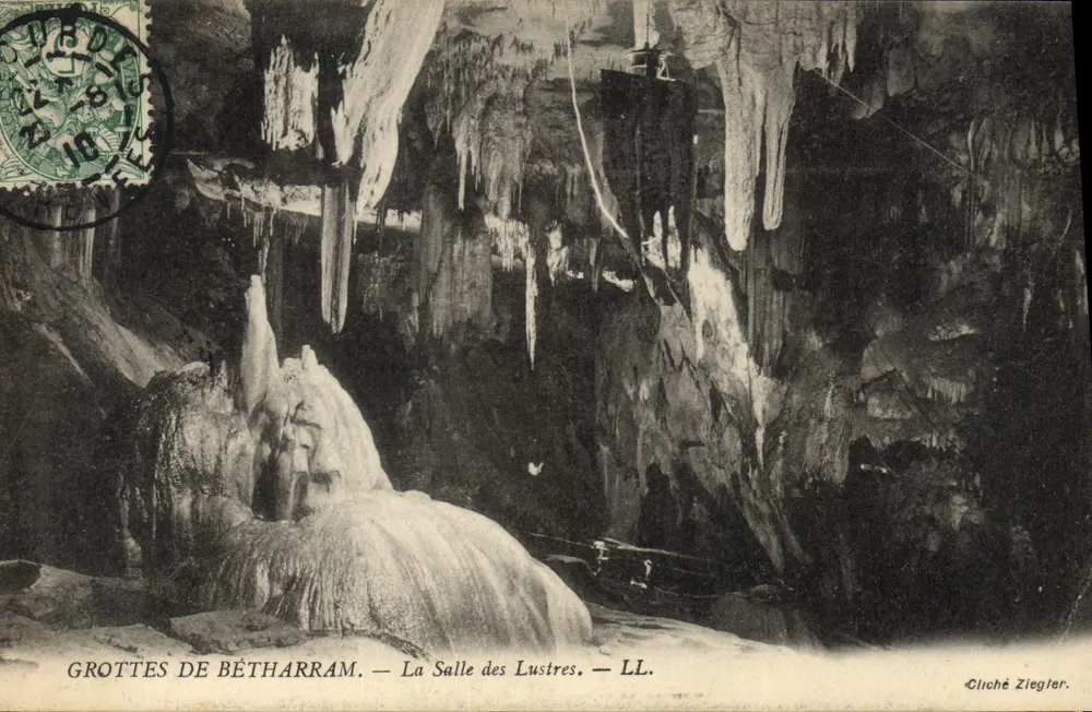 Bétharram-Höhlen — Der Saal der Kerzen — LL. — Cliché Ziegler - Vorderseite