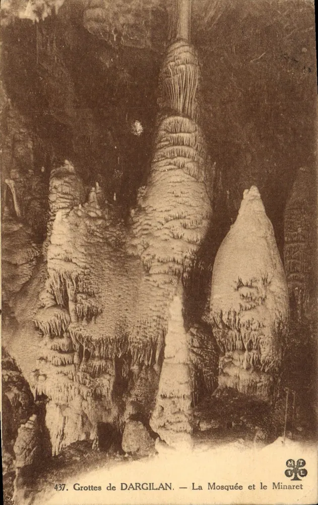 DARGILAN-Höhlen — Die Moschee und der Minaret — M.T. 13 - Vorderseite