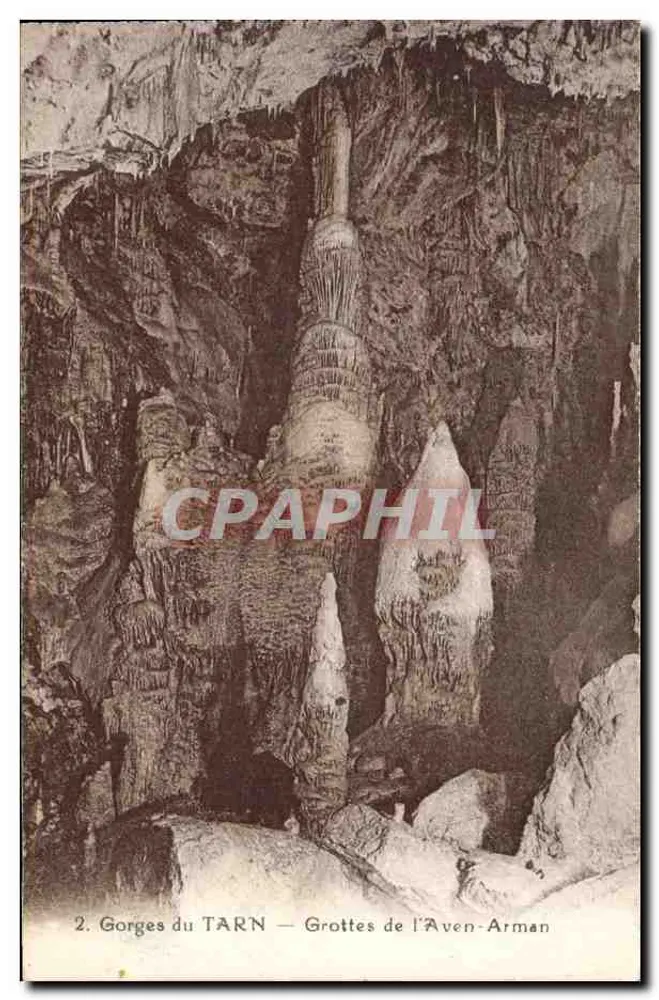 Gorges du TARN — Höhlen von Aven-Arman — Foto. A. Bardou - Vorderseite