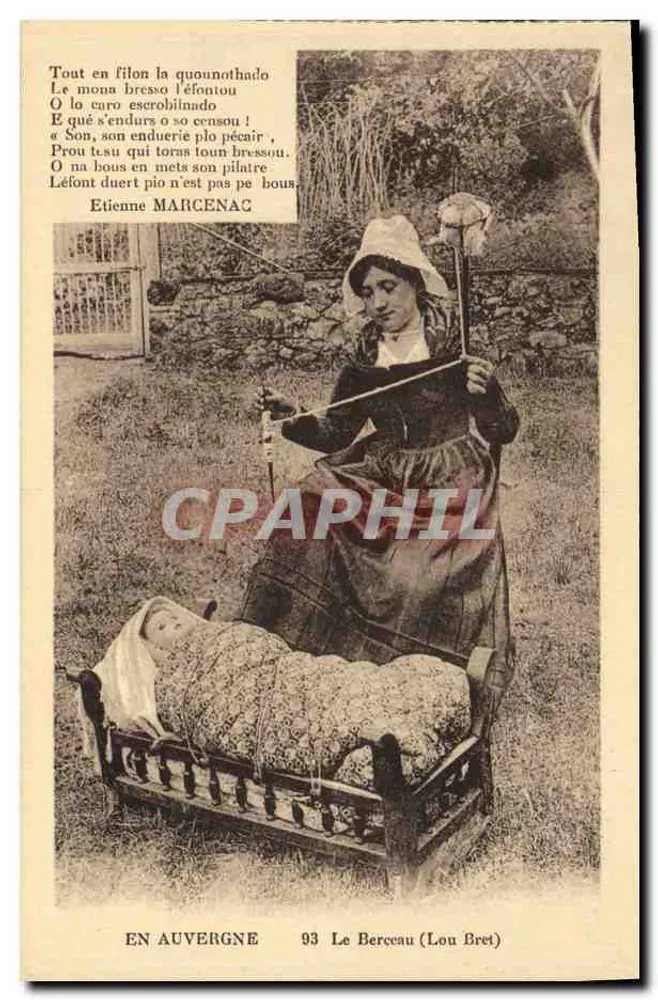 Le Berceau (Lou Bret) — In Auvergne — Éditions Malroux-Laborie - Vorderseite