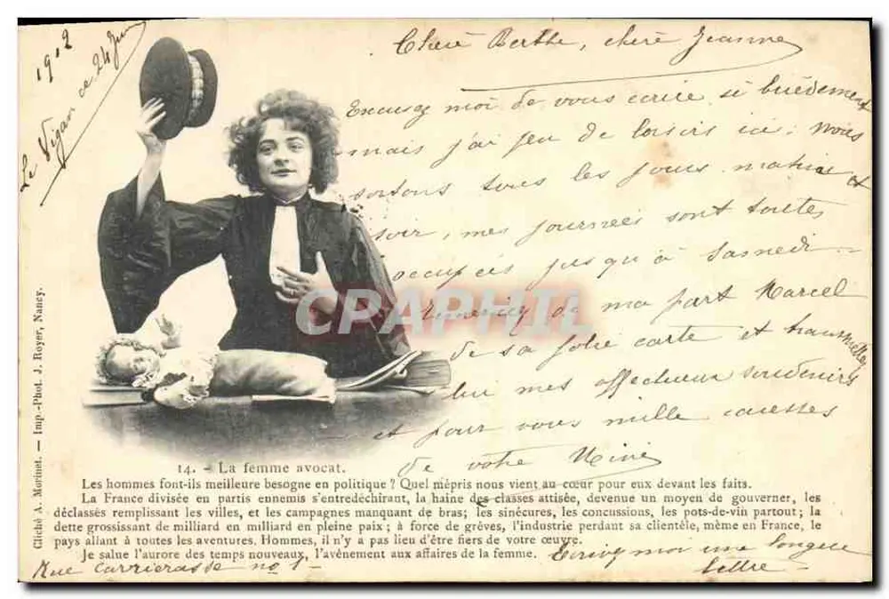 Die Anwältin — Foto von A. Morinat, Nancy — n°14 - Vorderseite