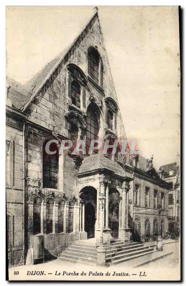 Dijon — Der Portal des Palasts der Gerechtigkeit — LL, n°80 - Vorderseite