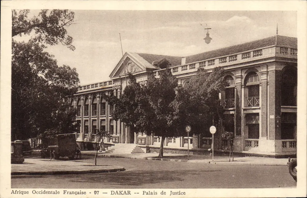 Dakar — Palais de Justice — Französisch-Westafrika — 97 - Vorderseite