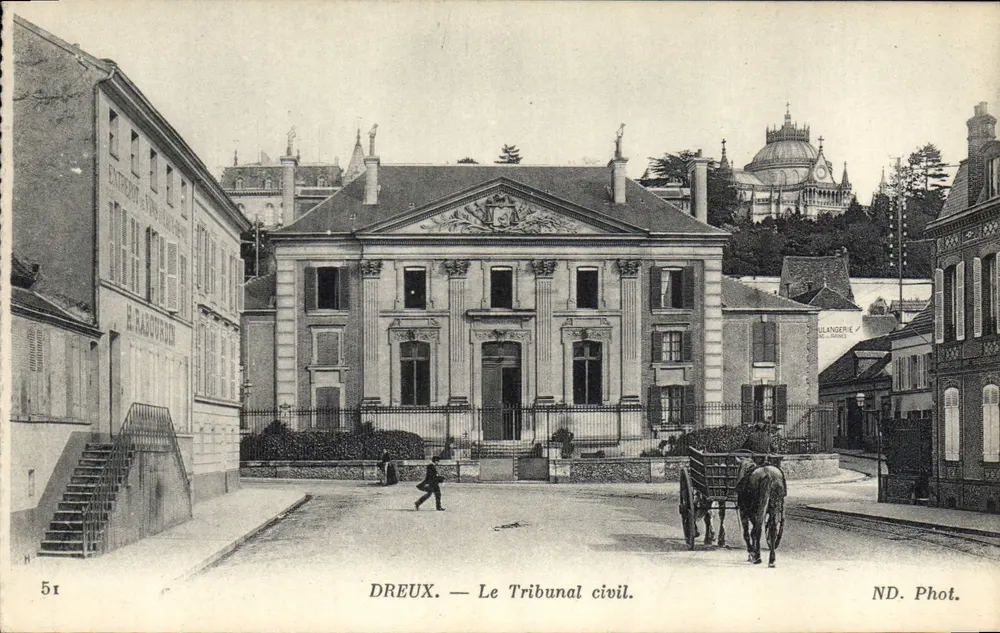 Dreux — Das Zivilgericht — ND. Phot. - Vorderseite