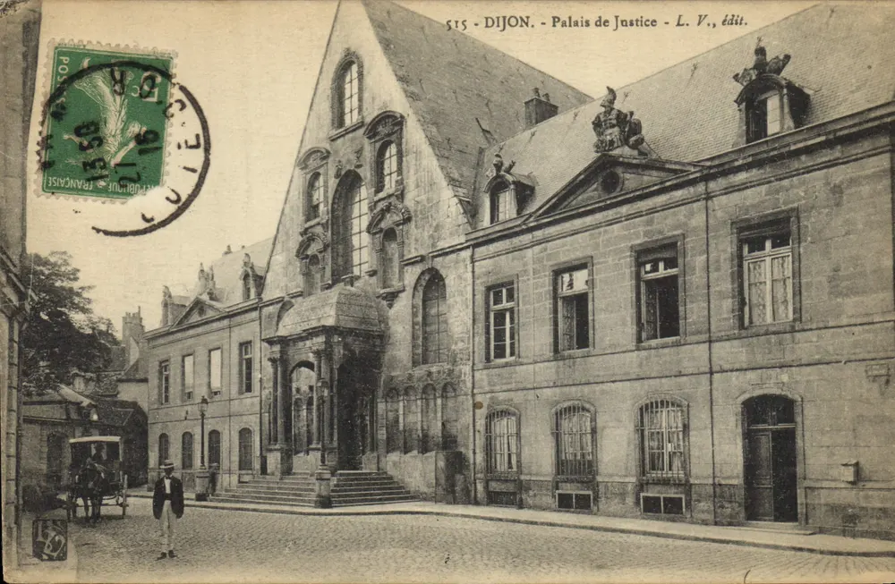 Dijon - Palácio de Justiça — L. V., editor - Frente