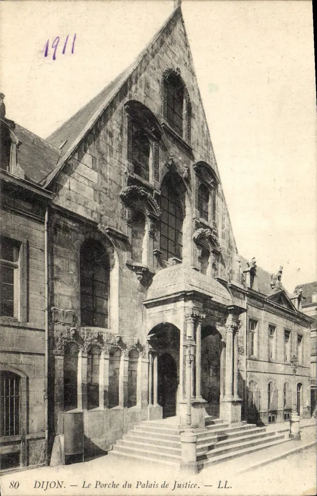 Dijon — Der Portal des Palais de Justice — LL. n°80 - Vorderseite