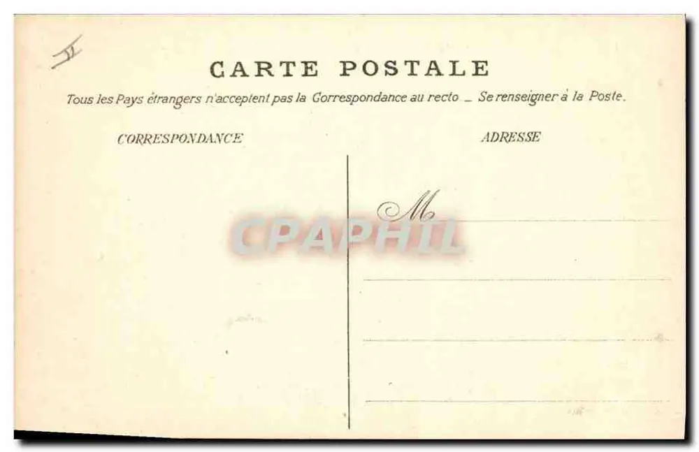 Le Carnot — Cruiser da Marinha Francesa — Edit. Chanteperdrix n°117 - Verso