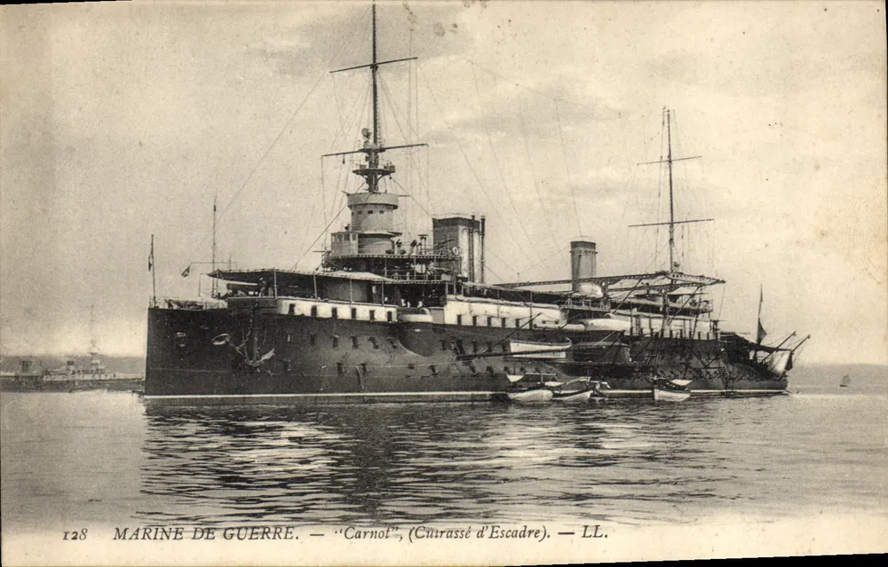 Panzerkreuzer Carnot — Marine de Guerre — LL. n°128 - Vorderseite