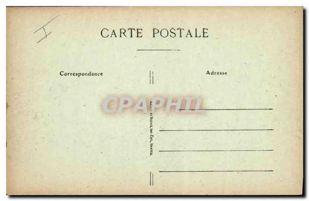 O Cuirassado "Condorcet" — Marinha de Guerra — editor Madelin e Rozais, Nantes - Verso