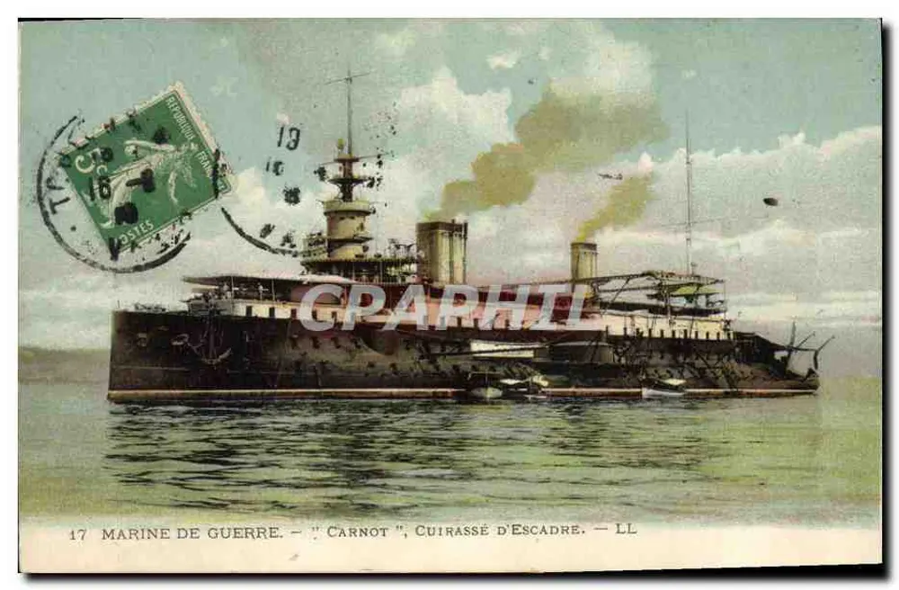 Marinekräfte - "Carnot", Schlachtschiff der Flotte — LL - Vorderseite