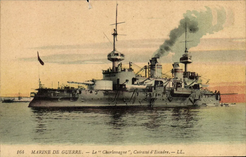 Der "Charlemagne", Schlachtkreuzer — LL. — Marine — Nr. 164 - Vorderseite