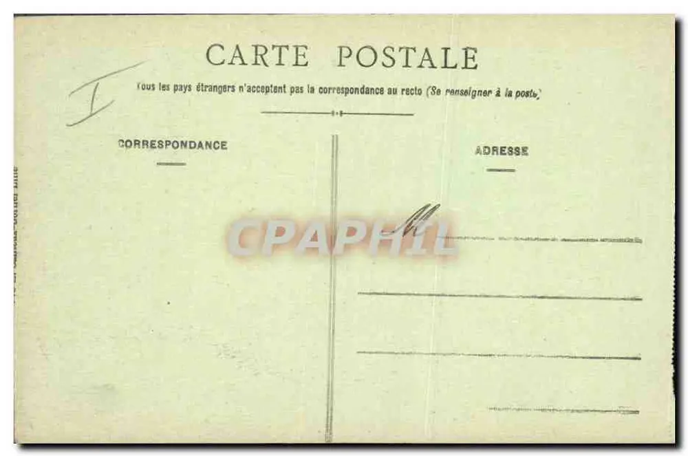 Lille - Faidherbe e a Prefeitura - E.C. - n°183 - Verso