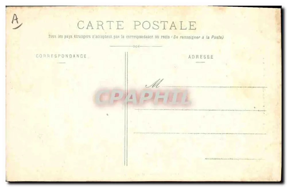 Mulher em traje da Ilha de Sein — Coleção H. Laurent, Port-Louis — n° 2553 - Verso