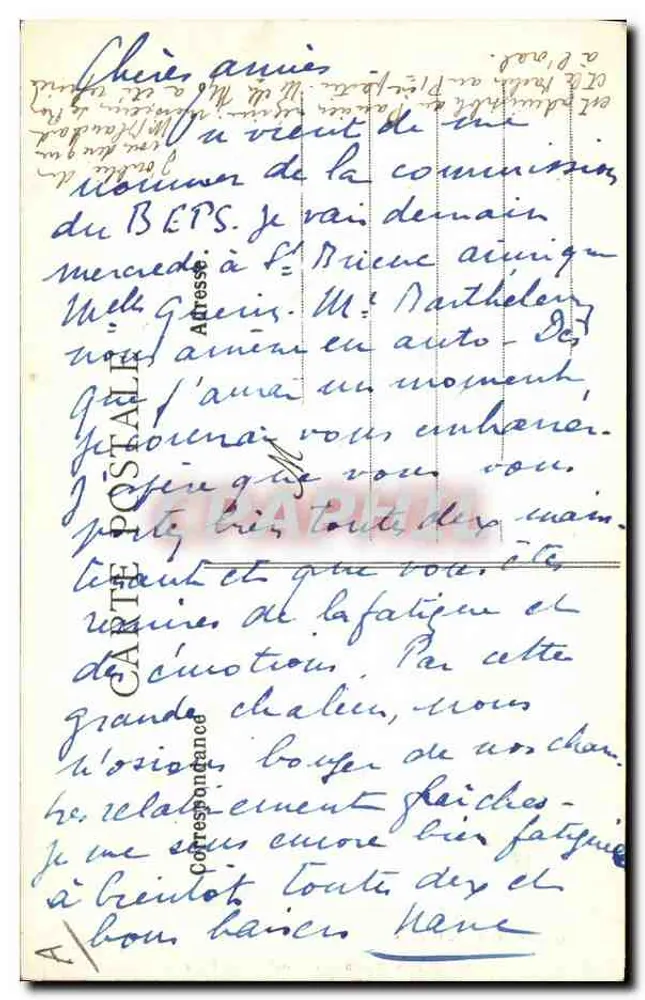Mulher na fonte — Guingamp (C.-du-N.) — J. Sorel, editor, Rennes - Verso