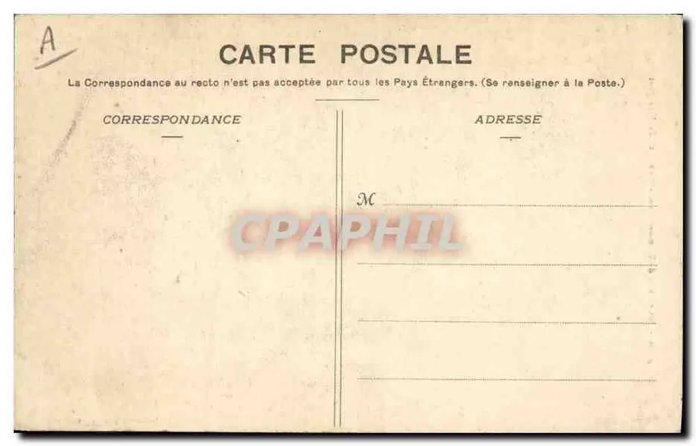 Junge Frau der Berge — Umgebung von Huelgoat — Sammlung Villard, Quimper - Rückseite