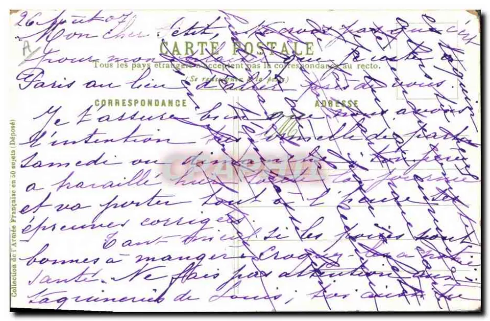 Coronel de Infantaria — A. Palm de Rosa, n°16 - Verso