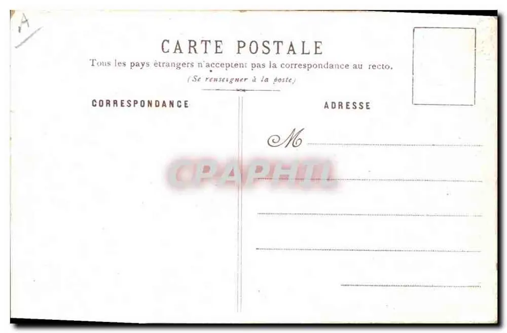 Infanterist — mit Fahne und Lagerfeuer — A. Palm de Rosa, n° 50 - Rückseite