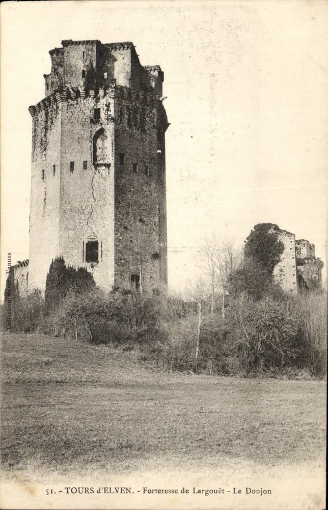 Tours d'Elven - Festung Largouët - Der Bergfried - Vorderseite