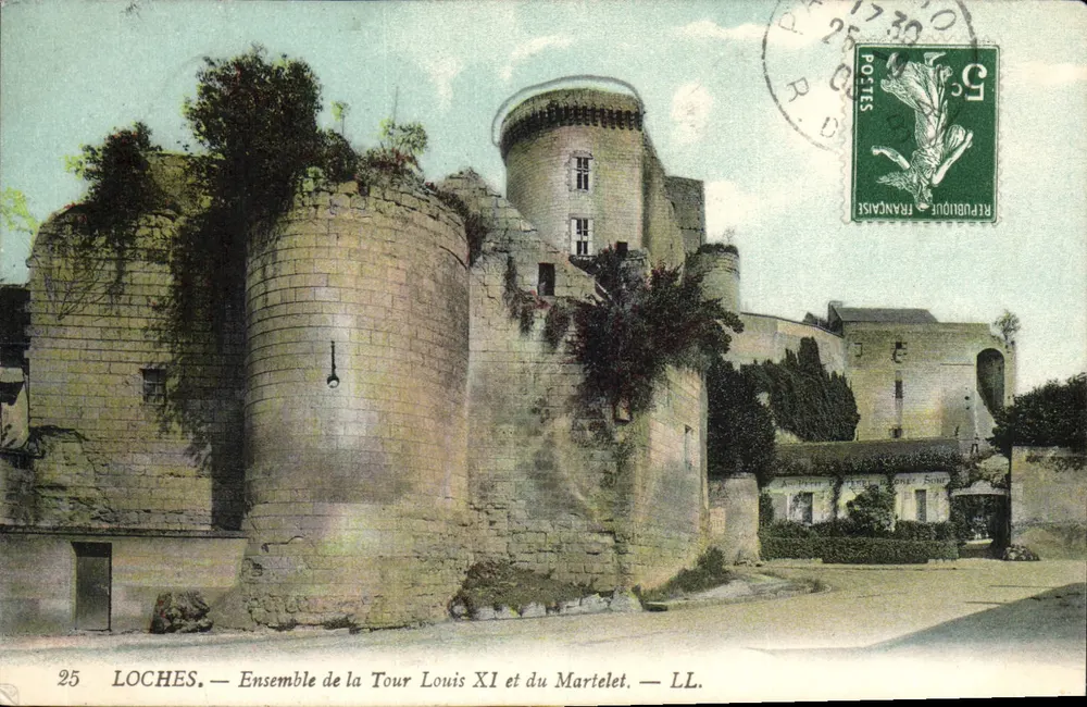 Loches — Ensemble der Turm Louis XI und des Martelet — LL. - Vorderseite