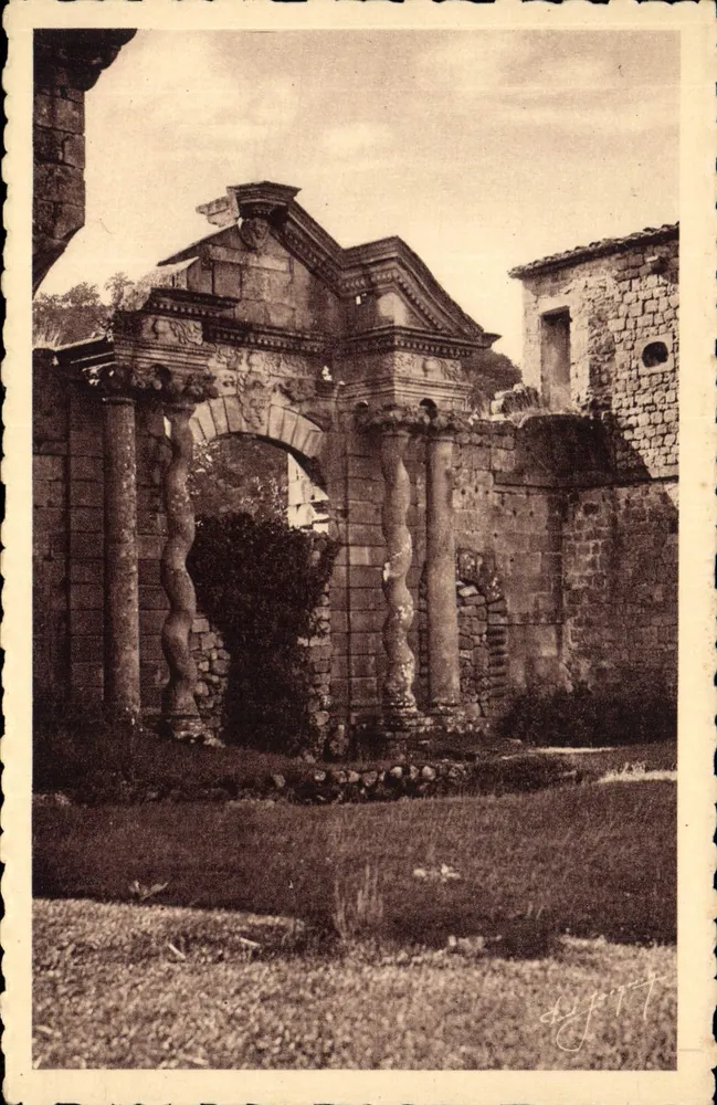 Eingang zum Schloss Boulogne — Die pittoreske Ardèche — Édouard d'Art, Kunstphotographie, O. 1 - Vorderseite