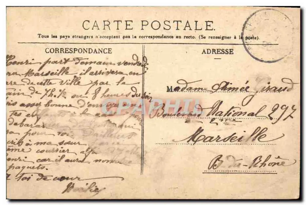 Sisteron — Ansicht der alten Befestigungsanlagen (Historische Denkmäler) — Verlag: SISTERON - Rückseite