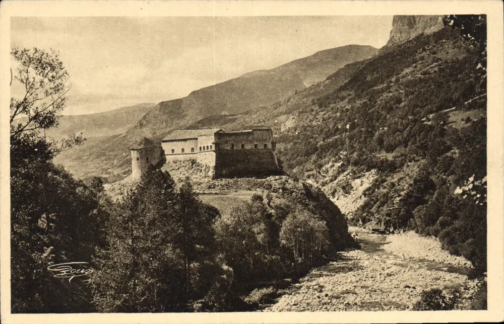 Colmars-les-Alpes — Savoyardischer Festung (Höhe 1250 m.) — Roug - Vorderseite