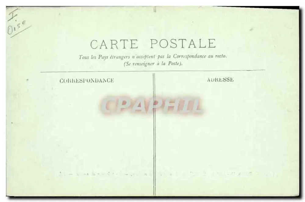 Omgeving van Compiègne — Ruïnes van Champlicu — Het Rondwegpad — LL - Achterkant