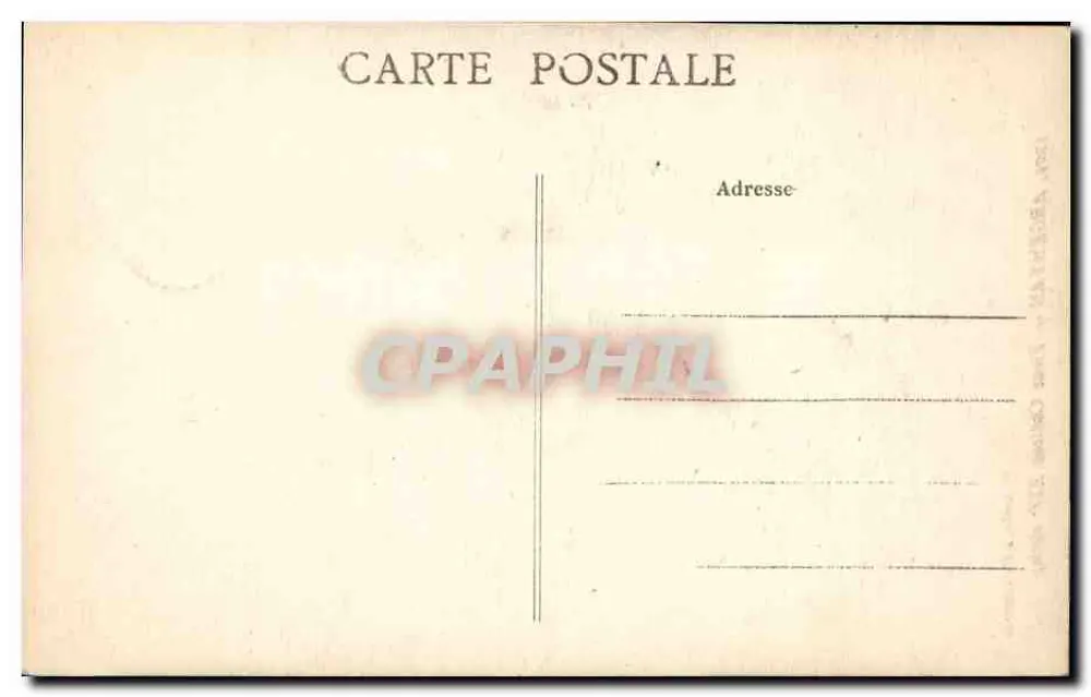 Argentan — Velho Castelo, século XIV — P. Boiffin, editor, Argentan - Verso