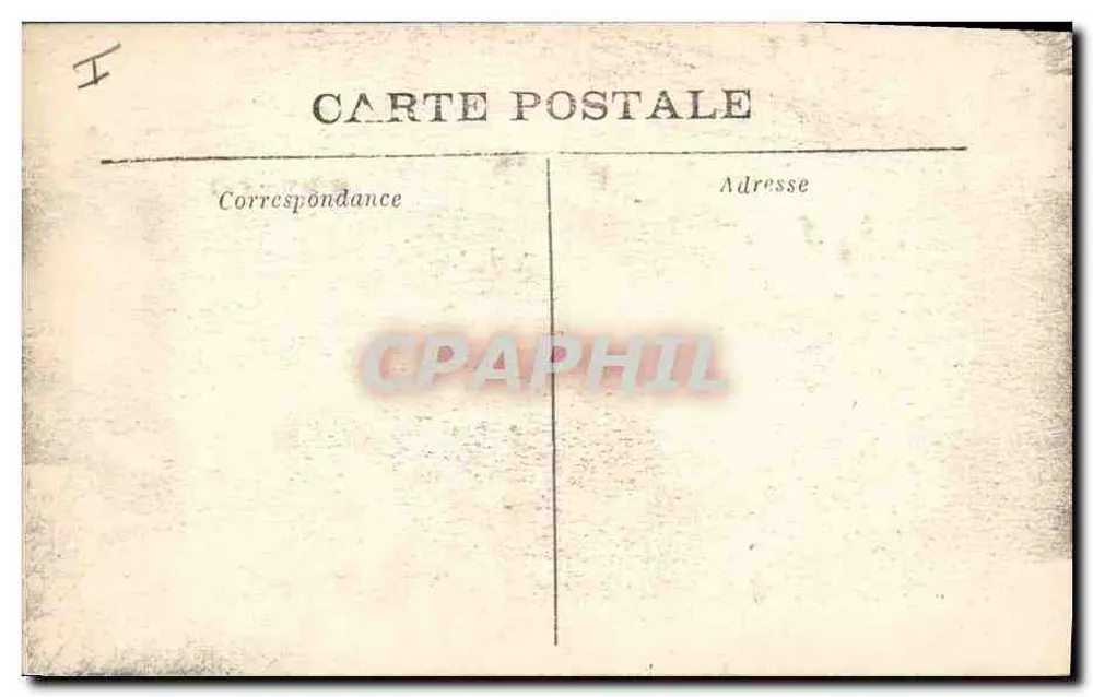 Fontaine de Vaucluse — Die Höhle während der Niedrigwasserzeit — Edit. Vve J. Brun, Carpentras - Rückseite