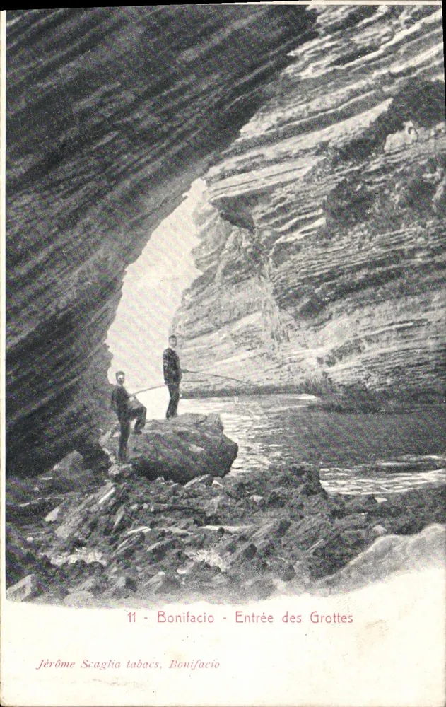 Eingang zu den Höhlen - Bonifacio — Jérôme Scaglia, Nr. 11 - Vorderseite