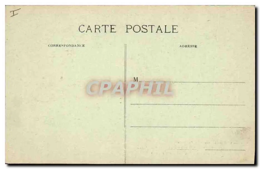 Fontaine de Vaucluse — Der Hohlraum während der Niedrigwasserzeit — Künstlerische Ausgabe J. Brun et Cie, Carpentras - Rückseite
