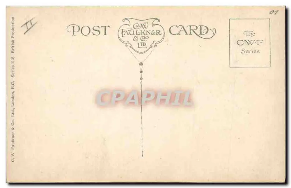 Die Nanny — H.G.C. Marsh — C.W. Faulkner & Co. Ltd. Serie 1138 - Rückseite