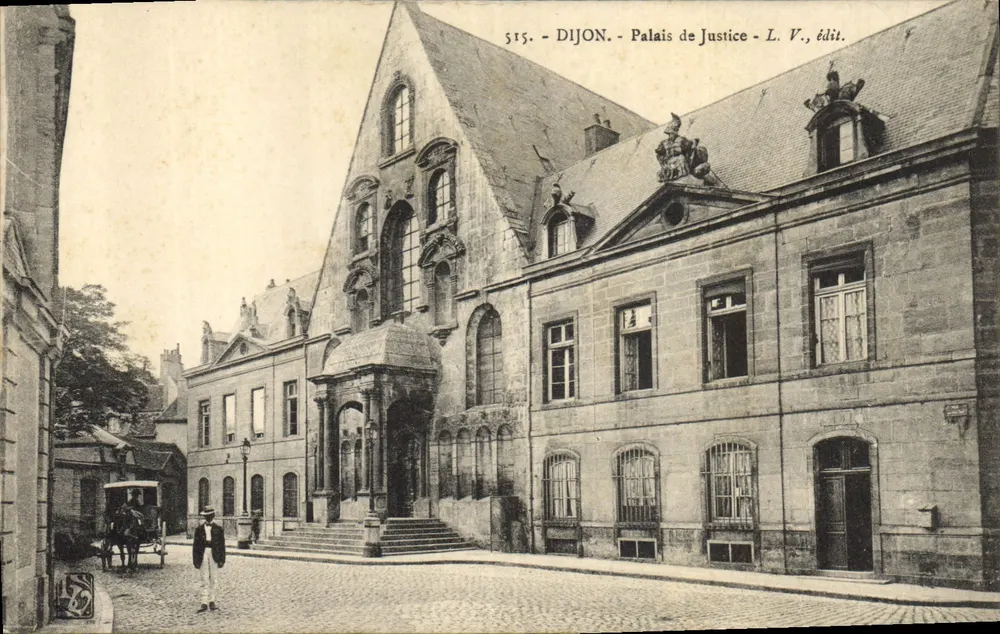 Dijon - Palácio de Justiça — L. V., editor - Frente