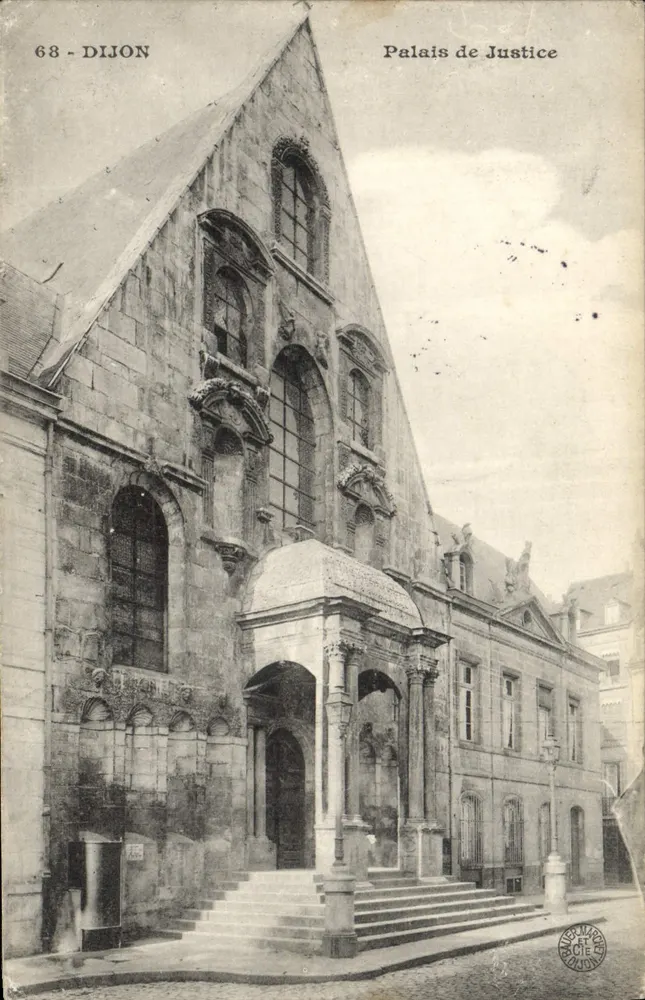Dijon — Palácio de Justiça — Editor: N. Marchand & Cie - Frente
